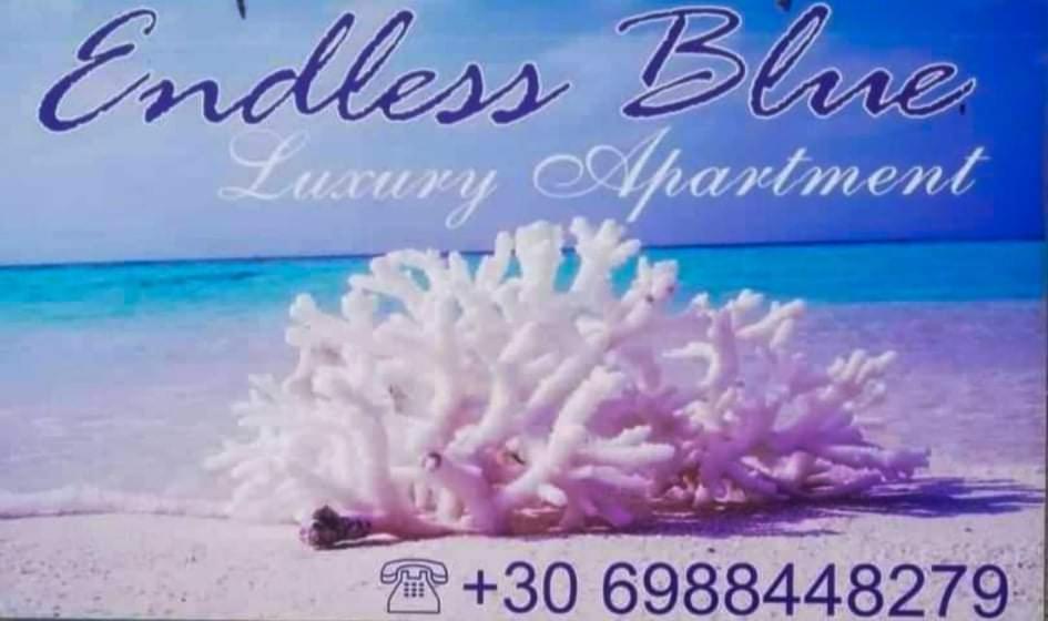 Endless Blue Seaside Villa Palaiontsiflikion Ngoại thất bức ảnh